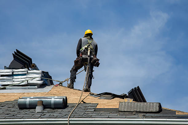 Professional Roof Replacement technician working in Dayton, ID